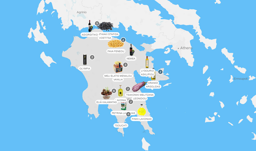 Peloponnisos gastronomikos proorismos