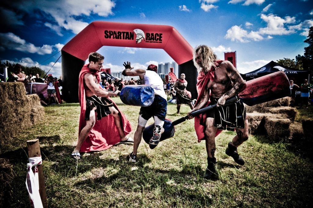 gladiators at spartanrace finish