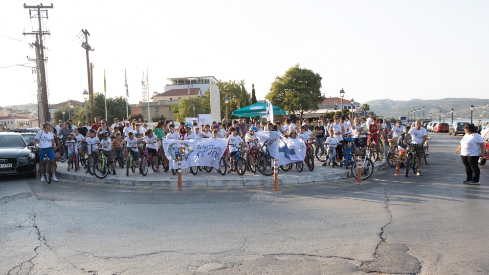 «Σκέπασε» τον καρκίνο με ένα συμβολικό «κύμα» η Λακωνία (ΦΩΤΟ)