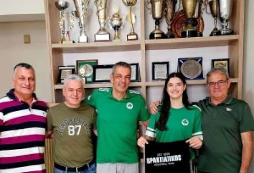 «Πράσινη» η Σπαρτιάτισσα Θ. Λεκάκη στα μεγάλα σαλόνια του ελληνικού βόλεϊ!
