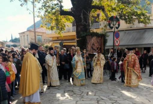 Γιόρτασε τον πολιούχο του με λαμπρότητα ο Μυστράς