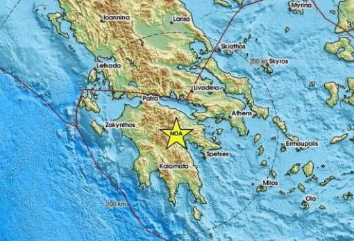 Νυχτερινός σεισμός 4,5 Ρίχτερ «ξύπνησε» και τη Λακωνία