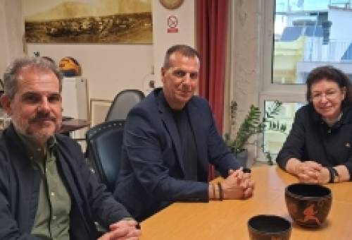 Συνάντηση Βακαλόπουλου με Μενδώνη για τα έργα πολιτισμού στη Σπάρτη