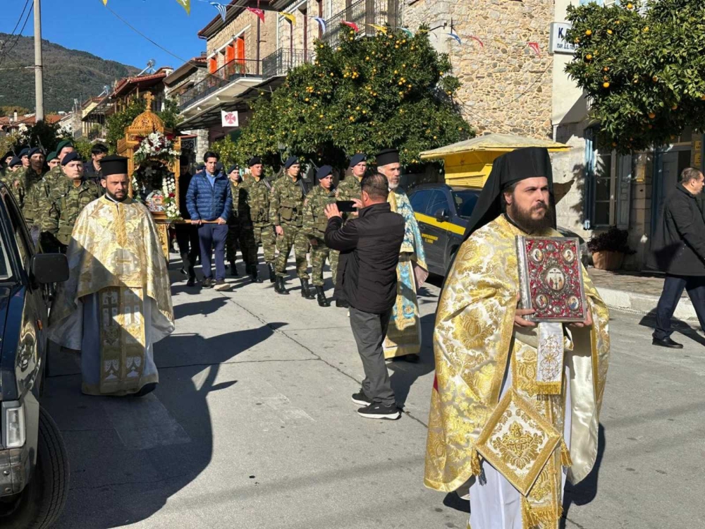 Λαμπρός ο εορτασμός του πολιούχου του Καστορείου Αγίου Θεοκλήτου