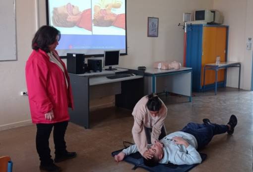 Στις α΄ βοήθειες εκπαίδευσε ο ΕΣ Σπάρτης την κοινότητα του Γυμνασίου Κροκεών