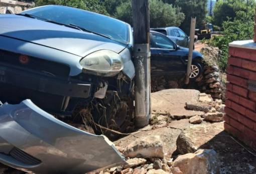 Σε εξέλιξη η καταγραφή ζημιών από τις πλημμύρες στη Μάνη
