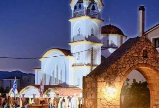 Με λαμπρότητα η επέτειος εγκαινίων του Ιερού Ναού Οσίου Λεοντίου στη Μονεμβασία