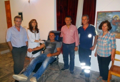 Έδωσαν αίμα οι κάτοικοι του Γερακίου