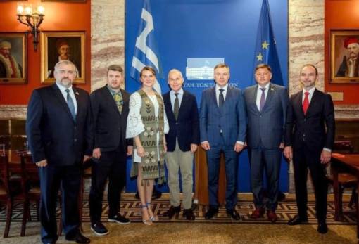 Συνάντηση Θ. Δαβάκη με ουκρανική κοινοβουλευτική αντιπροσωπεία