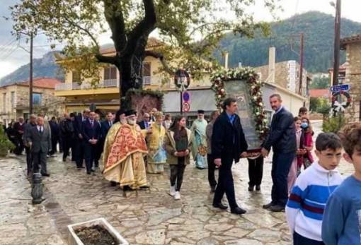 Ο Μυστράς τίμησε τον πολιούχο του Άγιο Σπυρίδωνα