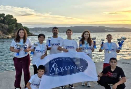 Κυπελλούχος Νοτίου Ελλάδος στα Optimist ο Ναυτικός Όμιλος Λακωνίας
