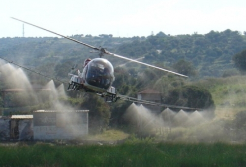 Αεροψεκασμός για τα κουνούπια στο Δ. Ευρώτα