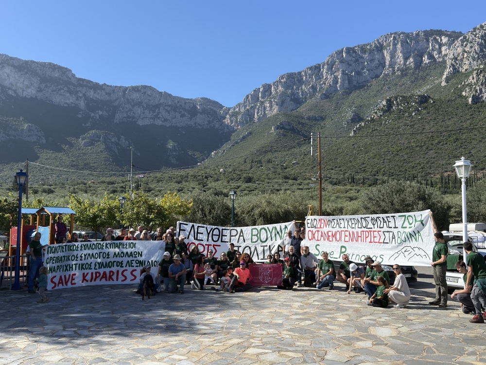 Εκδικάζονται τα ασφαλιστικά μέτρα κατά των ανεμογεννητριών στο Κυπαρίσσι