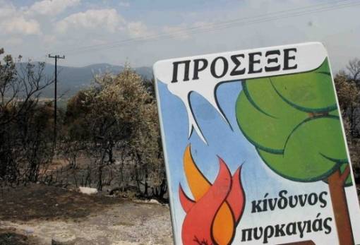 Υψηλός κίνδυνος δασικής πυρκαγιάς το Σάββατο σε δήμους της Λακωνίας