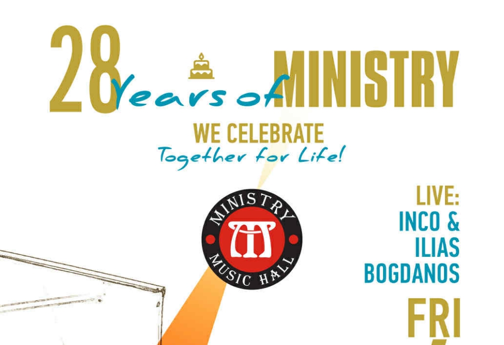 Το Ministry Music Hall γιορτάζει 28 χρόνια με ένα ανεπανάληπτο καλοκαιρινό live στον πεζόδρομο