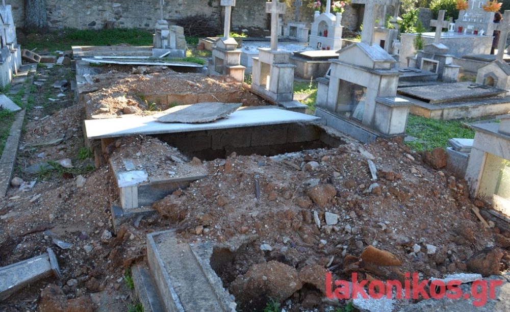 «Αργοσβήνει» παρατημένο το Α΄ Νεκροταφείο Σπάρτης