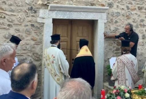 Λαμπρά τα θυρανοίξια του ΙΝ Κοιμήσεως Θεοτόκου στην Απιδέα (ΦΩΤΟ)