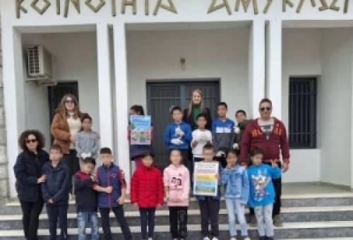 Μαθητές του δημοτικού σχολείου Αμυκλών καθαρίζουν και αναδεικνύουν τοπικά μνημεία