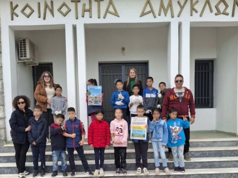Μαθητές του δημοτικού σχολείου Αμυκλών καθαρίζουν και αναδεικνύουν τοπικά μνημεία