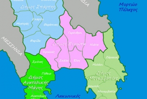 224.400 ευρώ από το ΥΠΕΣ στους Δήμους της Λακωνίας