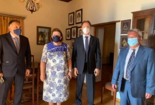 Στην οικία του Γ. Ρίτσου η υπουργός Πολιτισμού