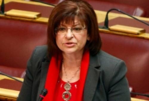 Στη Λακωνία η βουλευτής του ΚΚΕ Διαμάντω Μανωλάκου