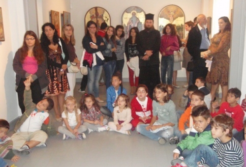 Έναρξη με αγιασμό στο Κατηχητικό Κοκκινόραχης