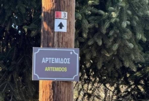 Νέες πινακίδες ονοματοθεσίας στους δρόμους των Καρυών