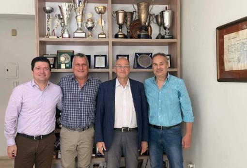 Στη Σπάρτη ο πρόεδρος της ΕΟΚ Βαγγέλης Λιόλιος