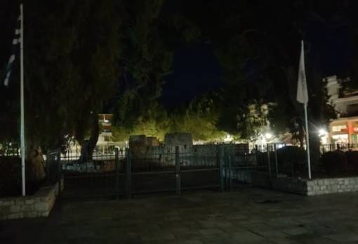 Στο σκοτάδι λόγω βλάβης τμήμα του Κενοταφίου στη Σπάρτη