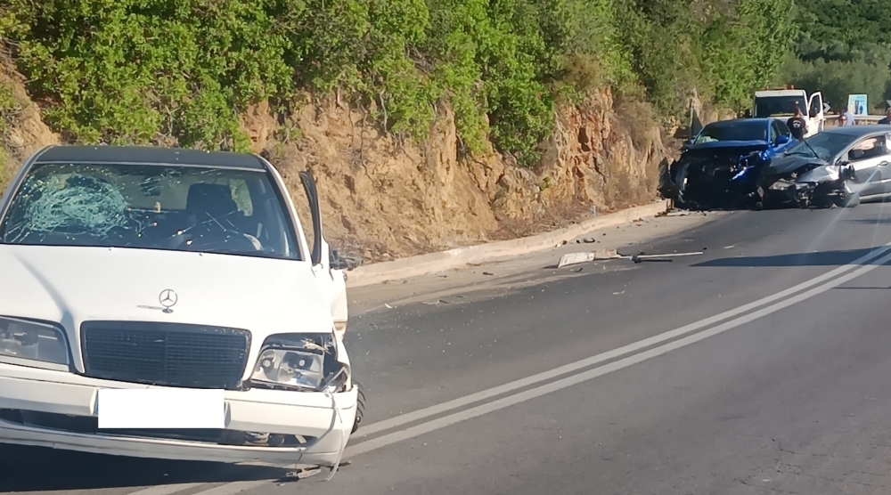 Καραμπόλα 3 οχημάτων στην ΕΟ Σπάρτης-Σκάλας
