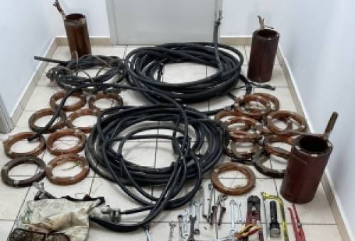 «Σαφάρι» χαλκού στη Λακωνία με λεία άνω των 60.000 ευρώ