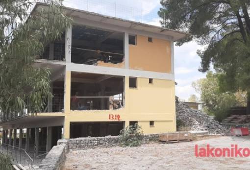 Απεντάχθηκε το έργο του Ξενία Σπάρτης από τη χρηματοδότηση