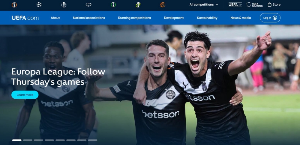&laquo;&Pi;&rho;&omega;&tau;&omicron;&sigma;έ&lambda;&iota;&delta;&omicron;&raquo; &sigma;&tau;&omicron; uefa.com &omicron; &Gamma;. &Kappa;&alpha;&nu;&epsilon;&lambda;&lambda;ό&pi;&omicron;&upsilon;&lambda;&omicron;&sigmaf;!