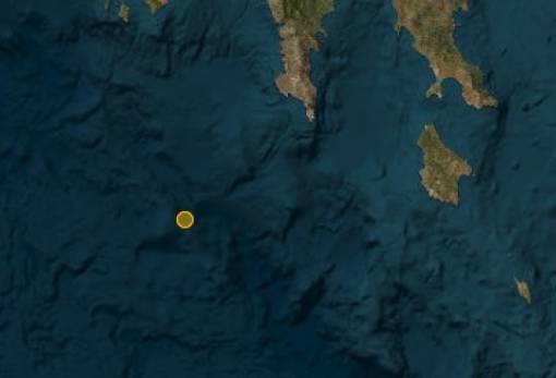 Σεισμός 3,7 Ρίχτερ ανοιχτά του Γερολιμένα