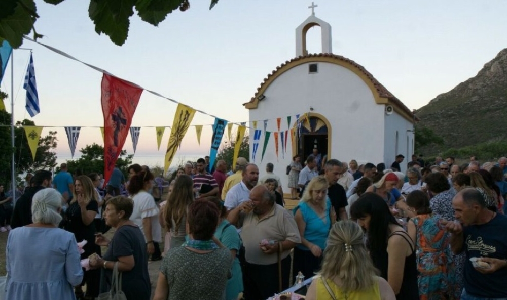 &Pi;&alpha;&nu;&eta;&gamma;&upsilon;&rho;&iota;&kappa;ό&sigmaf; &alpha;&rho;&chi;&iota;&epsilon;&rho;&alpha;&tau;&iota;&kappa;ό&sigmaf; &epsilon;&sigma;&pi;&epsilon;&rho;&iota;&nu;ό&sigmaf; &sigma;&tau;&eta; &mu;&nu;ή&mu;&eta; &tau;&omicron;&upsilon; &Omicron;&sigma;ί&omicron;&upsilon; &Theta;&omega;&mu;ά &epsilon;&nu; &Mu;&alpha;&lambda;&epsilon;ώ (&Phi;&Omega;&Tau;&Omicron;)