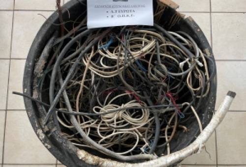 «Ξήλωσαν» καλώδια 25.000 ευρώ σε 15 μέρες στον Δ. Ευρώτα