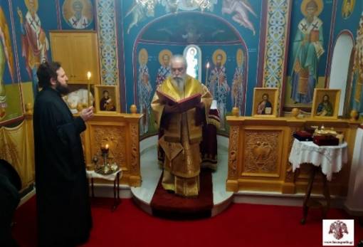 Σε κατανυκτικό κλίμα η Θεία Λειτουργία στο επισκοπικό παρεκκλήσι Σπάρτης