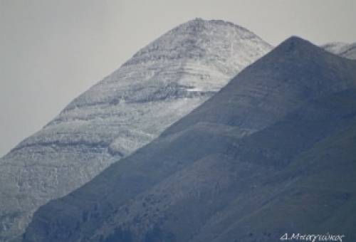 Στα «λευκά» η κορυφή του Ταϋγέτου