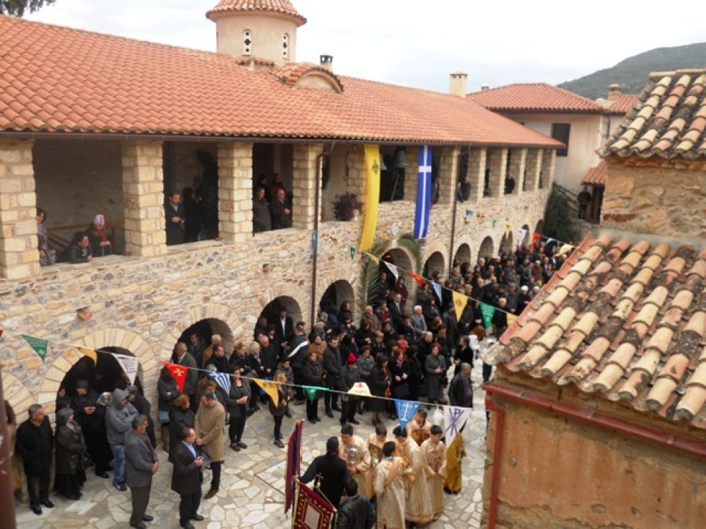 &Epsilon;&omicron;&rho;&tau;ά&zeta;&epsilon;&iota; &eta; &Iota;&epsilon;&rho;ά &Mu;&omicron;&nu;ή &Alpha;&gamma;. &Tau;&epsilon;&sigma;&sigma;&alpha;&rho;ά&kappa;&omicron;&nu;&tau;&alpha; &Pi;ά&rho;&nu;&omega;&nu;&omicron;&sigmaf;