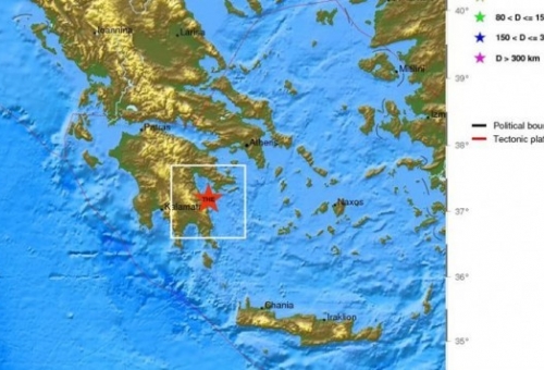 Νέος σεισμός 4 Ρίχτερ στο Μυρτώο