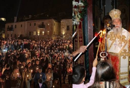 Το Ανέσπερο Φως φώτισε τη Λακωνία: Το «Χριστός Ανέστη» αντήχησε παντού
