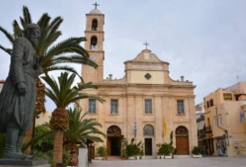 Ο Ανδρόνικος στην Παναγία την Τριμάρτυρη (Κρήτη)