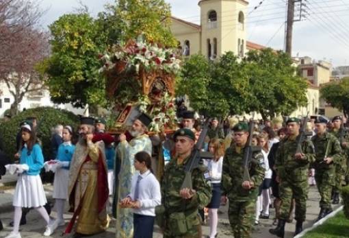Πάνδημος ο εορτασμός του Οσίου Νίκωνος στη Σπάρτη (ΦΩΤΟ)