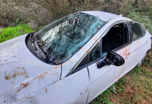 ΙΧ έφυγε από τον δρόμο στην ΕΟ Σπάρτης-Γυθείου