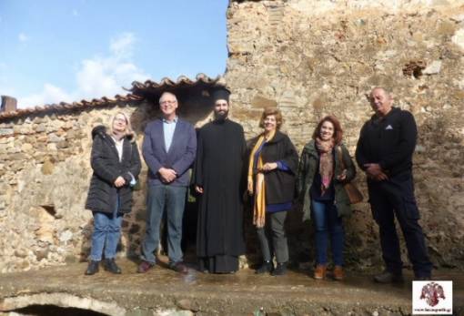 Στη μονή Κούμπαρη ο δήμαρχος Σπάρτης και η προϊσταμένη της ΕΦΑΛΑΚ