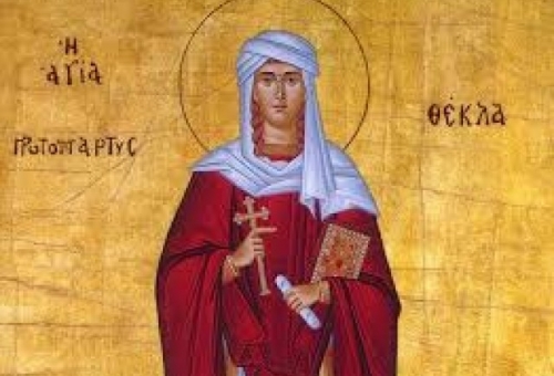 Πανηγυρίζει ο ΙΝ Αγ. Θέκλας στις Αμύκλες