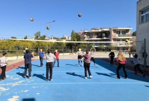 Στο 4ο Γυμνάσιο Σπάρτης το αναπτυξιακό πρόγραμμα της Ομοσπονδίας Πετοσφαίρισης