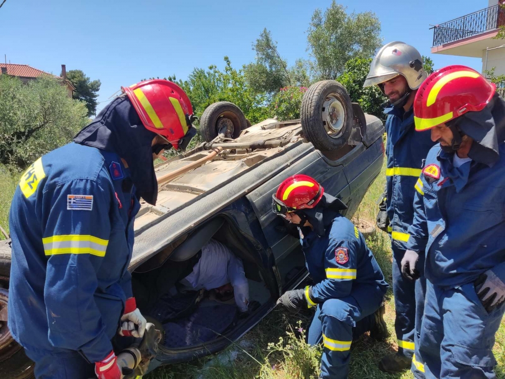 Στην «πρώτη γραμμή» το Εθελοντικό Πυροσβεστικό Κλιμάκιο Κροκεών