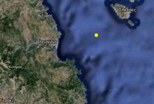 Σεισμός 4,2 Ρίχτερ ανατολικά του Λεωνιδίου